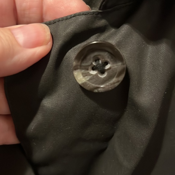 Banana Republic Black Trench Coat - Picture 6 of 6